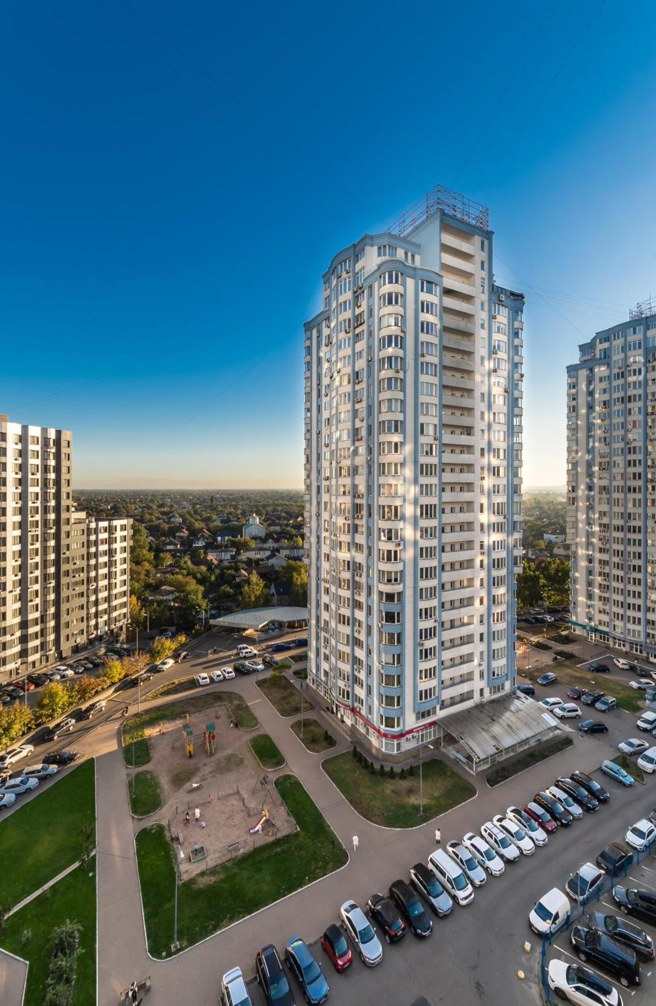 Апартаменты На Метро "Осокорки" Kiev Exterior foto